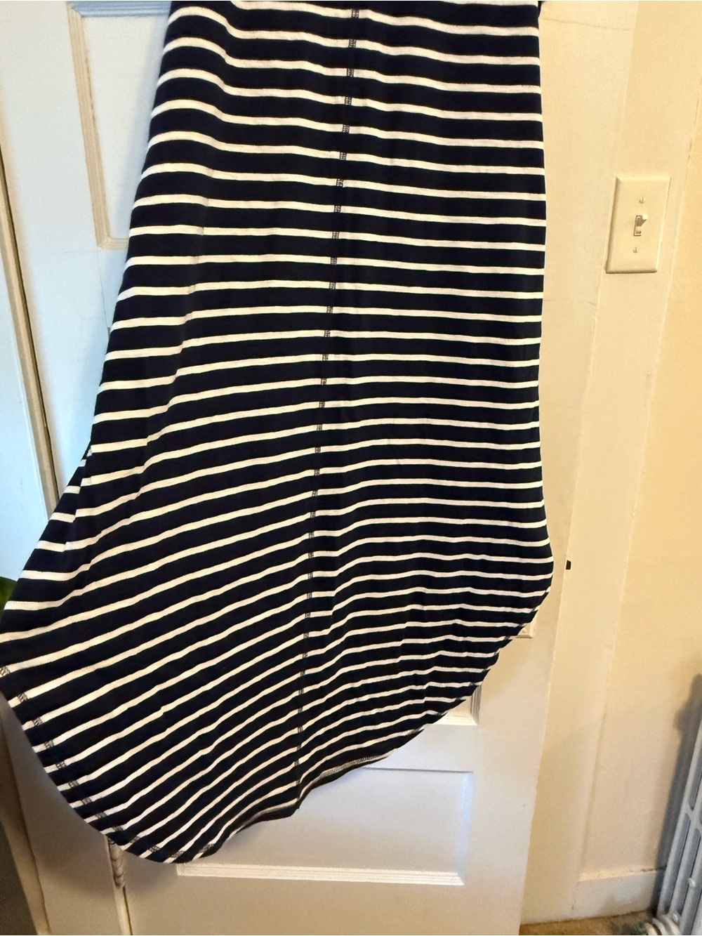 NWT Natural Reflections Tankdress Summer Navy Stripe Dress size XL Peacoat - Picture 4 of 8